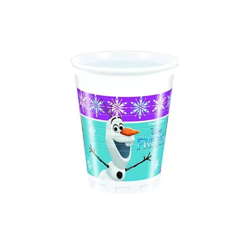 KIT N5 107 PZ COMPLEANNO BAMBINA PRINCIPESSA FROZEN + 18 BOLLE DI SAPONE