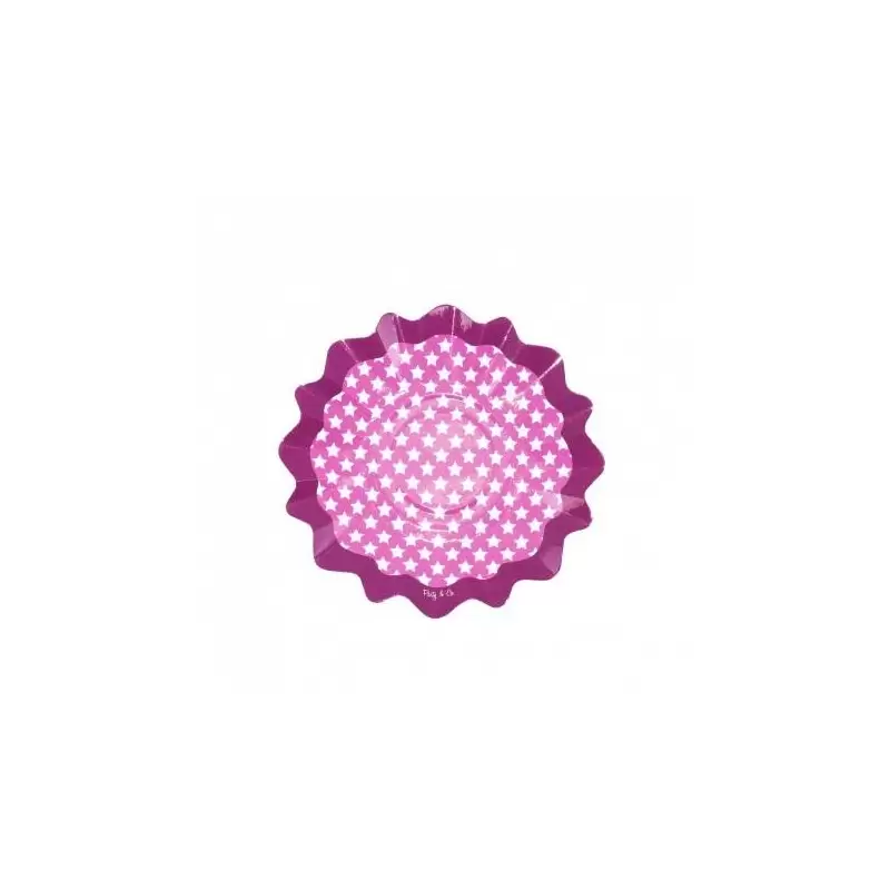 KIT N16 COMPLEANNO STELLE FUCSIA
