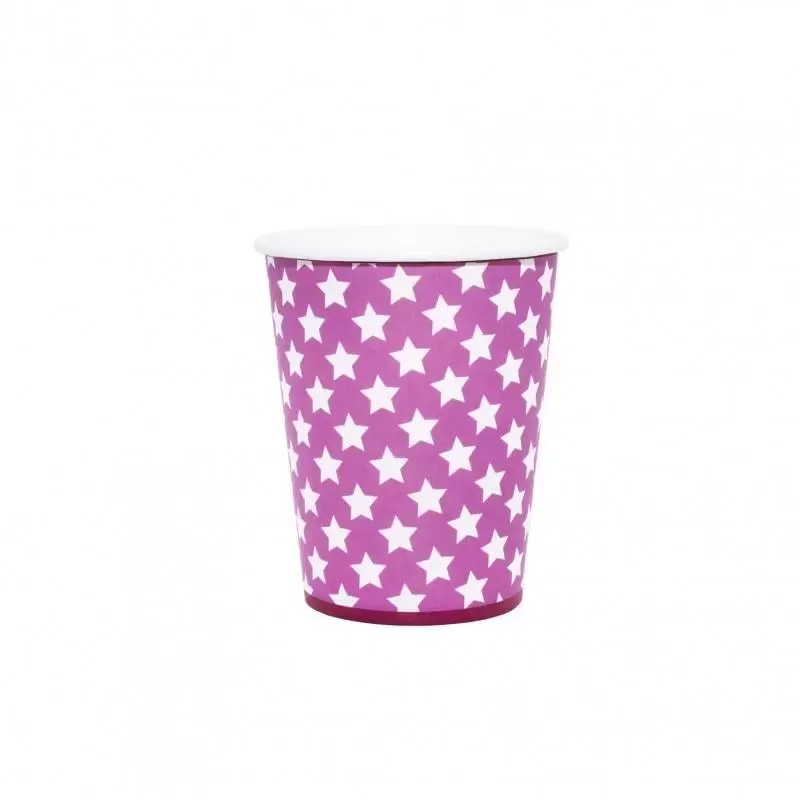 KIT N16 COMPLEANNO STELLE FUCSIA