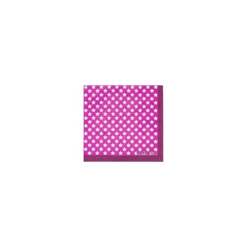 KIT N16 COMPLEANNO STELLE FUCSIA