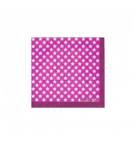 KIT N16 COMPLEANNO STELLE FUCSIA