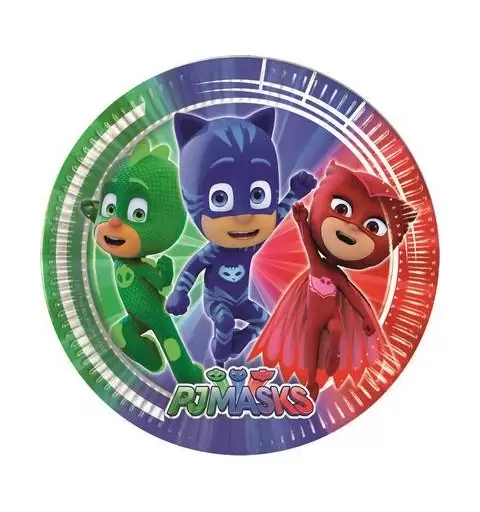 KIT N 9 - COORDINATO COMPLEANNO SUPER PIGIAMINI - PJ MASKS
