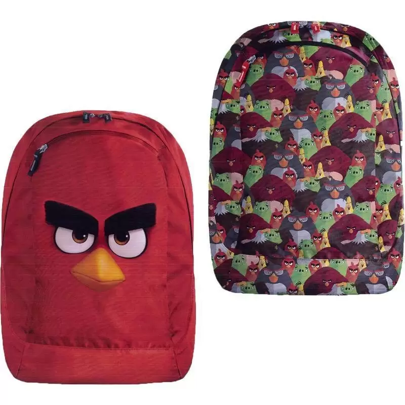 ZAINO SCUOLA ANGRY BIRDS BORDEAUX REVERSIBILE 162452/G