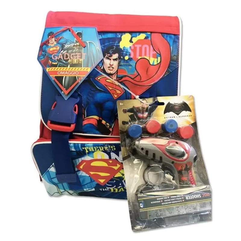 ZAINO SCUOLA ESTENSIBILE SUPERMAN CON GADGET 163950/S