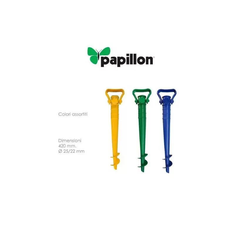 PICCHETTO PUNTALE PER OMBRELLONE DA SPIAGGIA COLORI ASSORTITI 42 CM