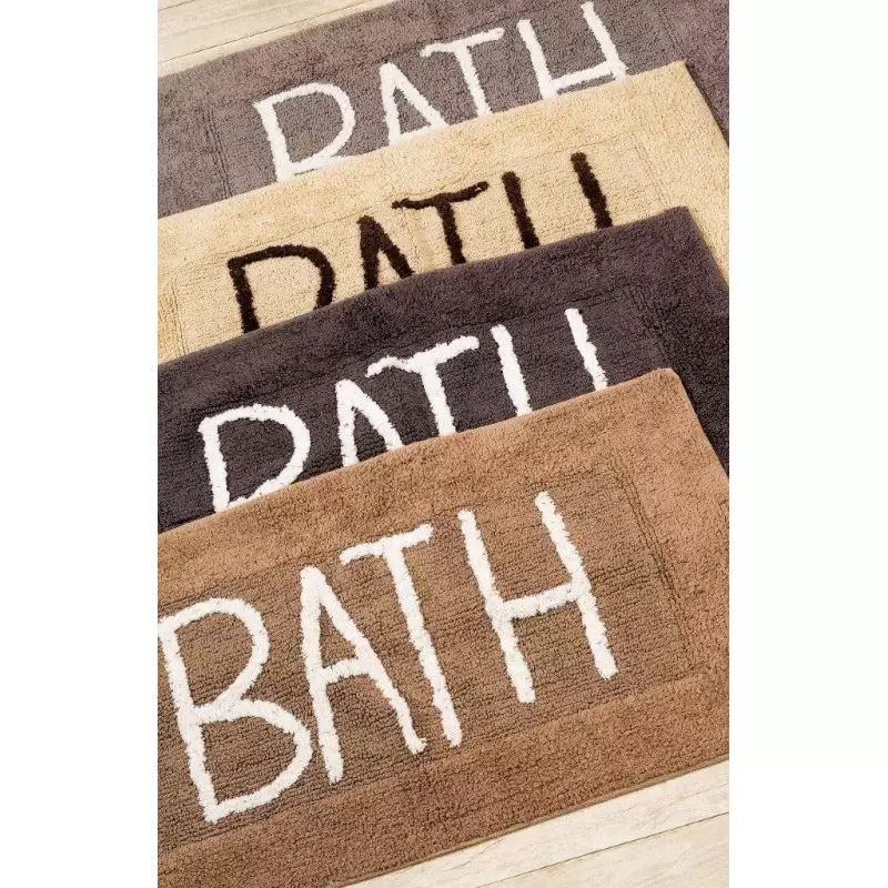 TAPPETO DA BAGNO " BATH " IN COTONE COLORI ASSORTITI 41645