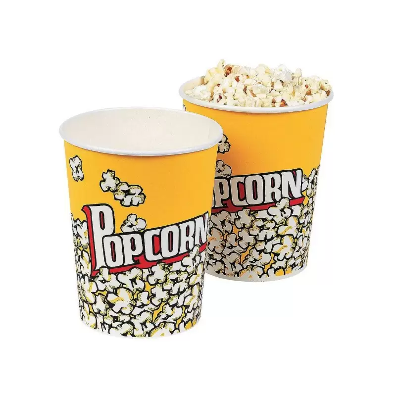 CONTENITORI POPCORN 0812 16 CM 30 PZ.