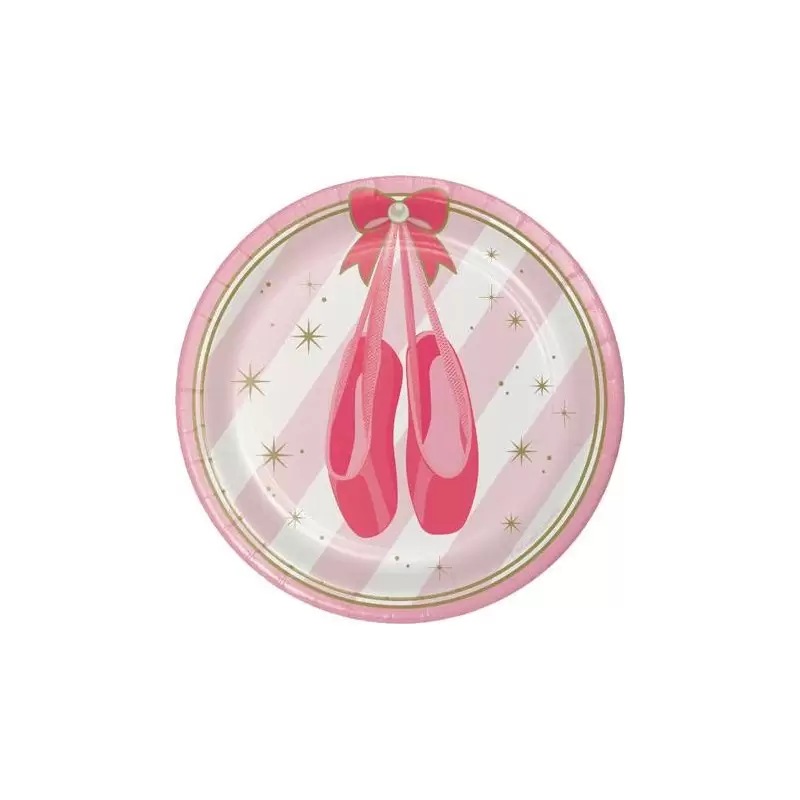 PIATTINI DESSERT BALLERINA TUTù 40 PZ