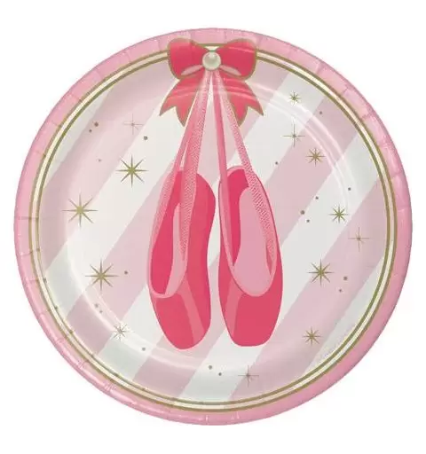PIATTINI DESSERT BALLERINA TUTù 40 PZ