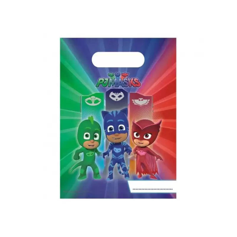 BUSTINE PER REGALINI SUPER PIGIAMINI - PJ MASKS 6 PZ