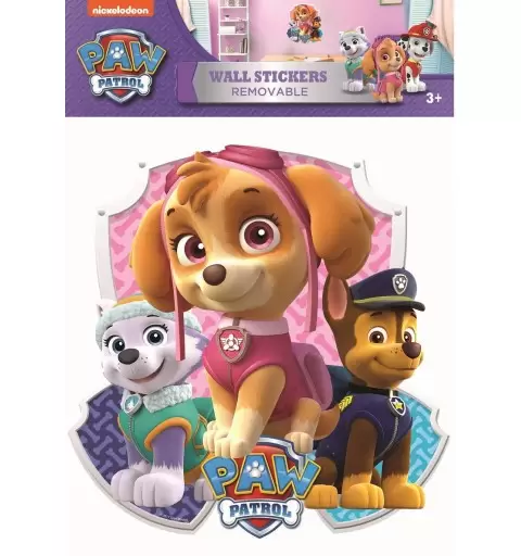 Paw Patrol Adesivo Decorativo da Parete Skye rosa WALLPAT01