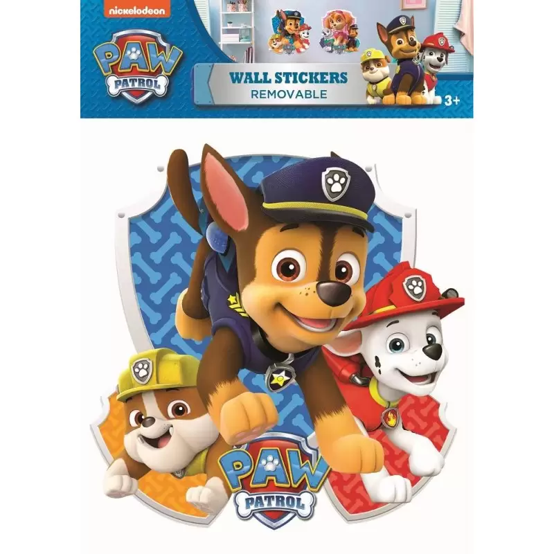 STICKERS PAW PATROL CHASE WALLPAT02
