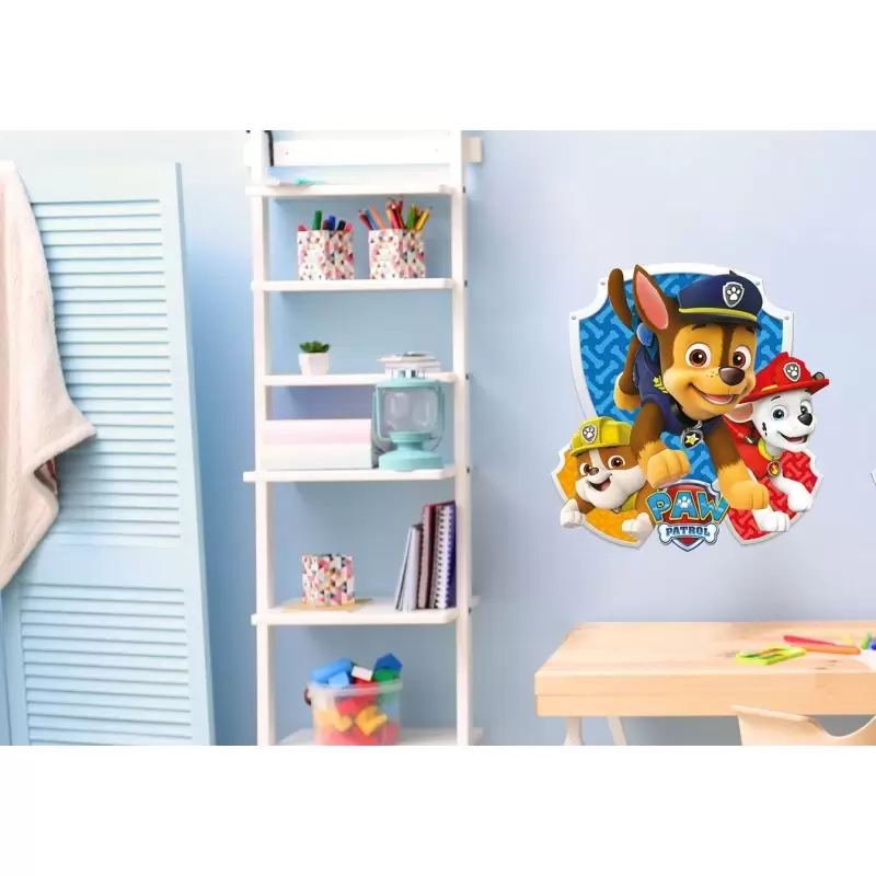 STICKERS PAW PATROL CHASE WALLPAT02