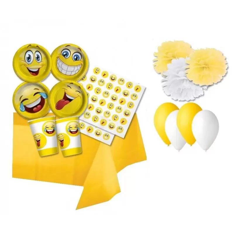 KIT COMPLEANNO N.49 SMILE EMOTICON