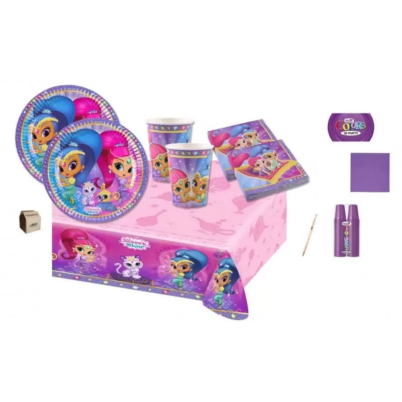 KIT N.7 COMPLEANNO SHIMMER & SHINE + MONOCOLORE VIOLA