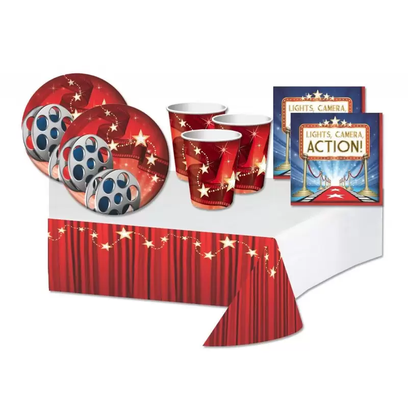 KIT N3 - COORDINATO FESTA HOLLYWOOD LIGHTS