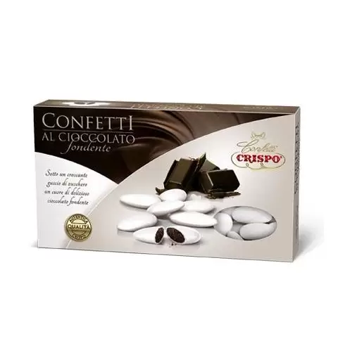 CONFETTI CRISPO AL CIOCCOLATO FONDENTE BIANCHI 1 KG