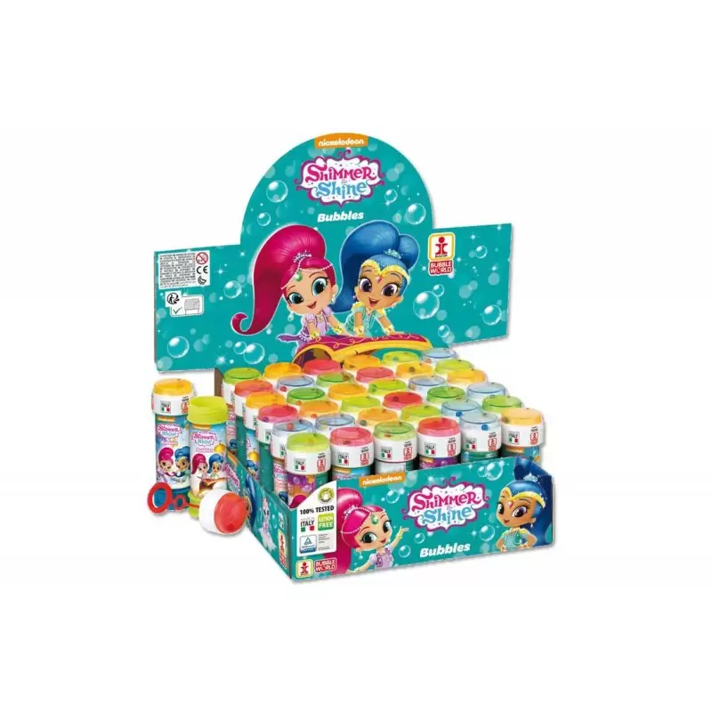 BOLLE DI SAPONE SHIMMER & SHINE 18 PZ