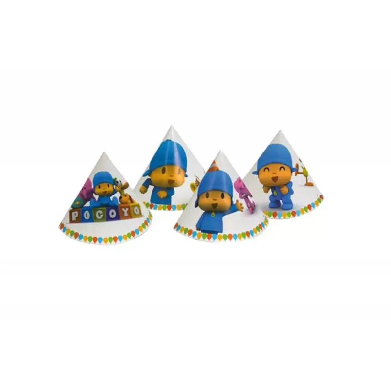 CAPPELLINI IN CARTONCINO POCOYO 6 PZ