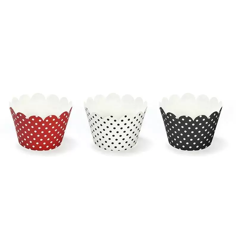 FASCETTE CUPCAKES & MUFFINS ELEGANT "LADYBUG" 12 PZ