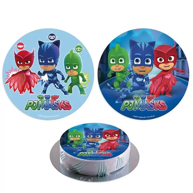 CIALDA PER TORTA OSTIA PJ MASKS - SUPER PIGIAMINI
