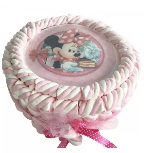 TORTA DI MARSHMALLOW CON CIALDA TOPOLINA MINNIE 72086 KIT FAI DA TE