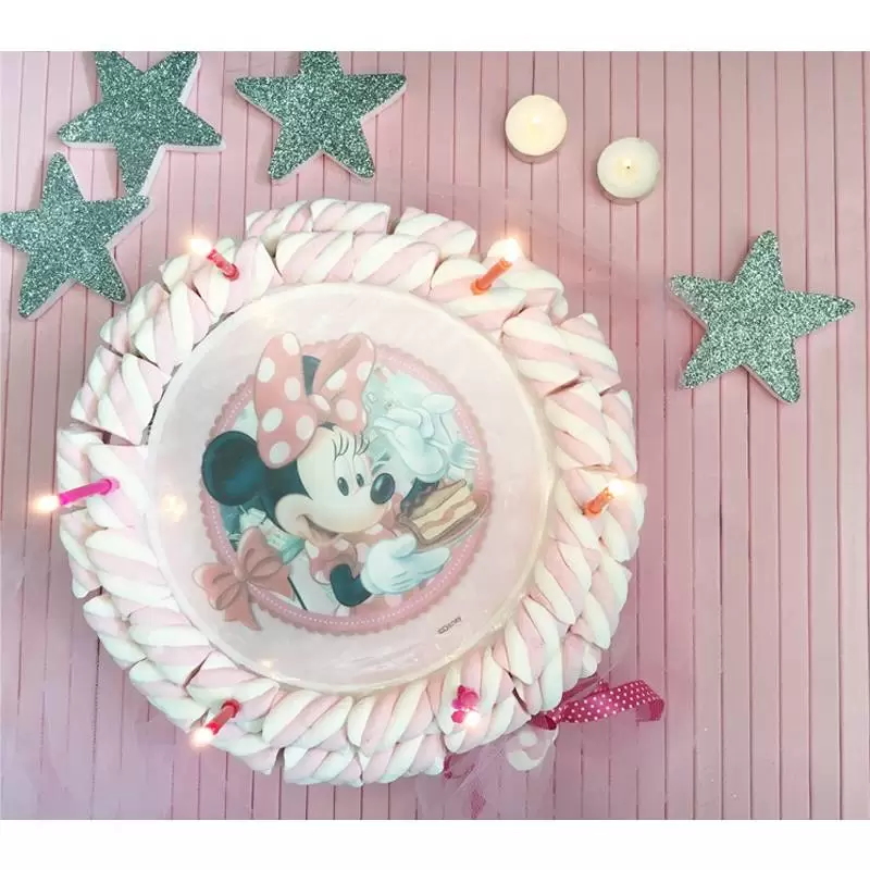 TORTA DI MARSHMALLOW CON CIALDA TOPOLINA MINNIE 72086 KIT FAI DA TE