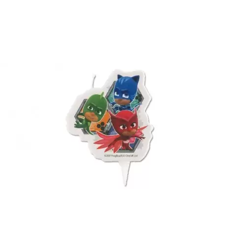 CANDELINA COMPLEANNO SUPER PIGIAMINI - PJ MASKS