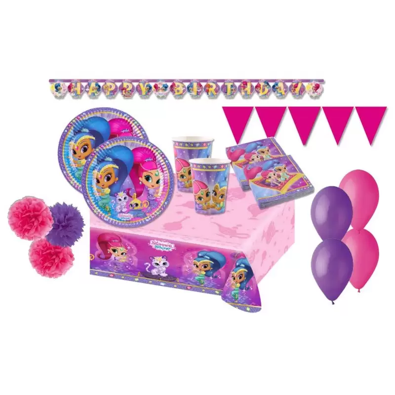 KIT N 46 - ADDOBBI FESTA COMPLEANNO SHIMMER & SHINE