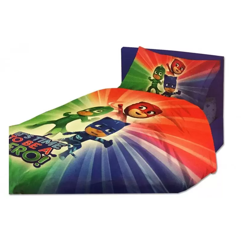 LENZUOLA SUPER PIGIAMINI - PJ MASKS PER LETTO SINGOLO