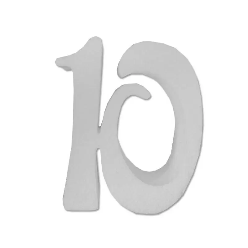 DECORAZIONE POLISTIROLO NUMERO 10 - X2
