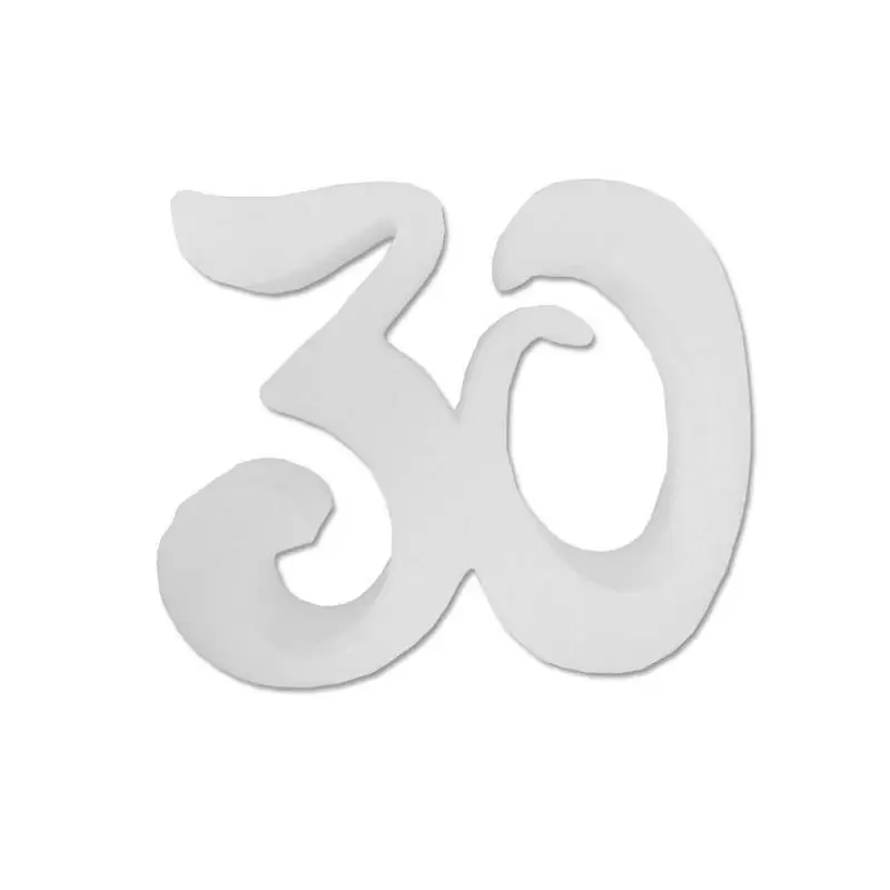 SAGOME POLISTIROLO - NUMERO 30 - X2
