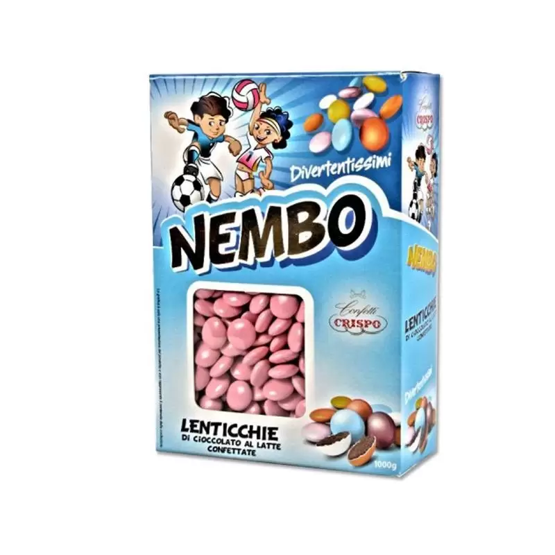 CRISPO LENTICCHIE DI CIOCCOLATO NEMBO ROSA - 1KG