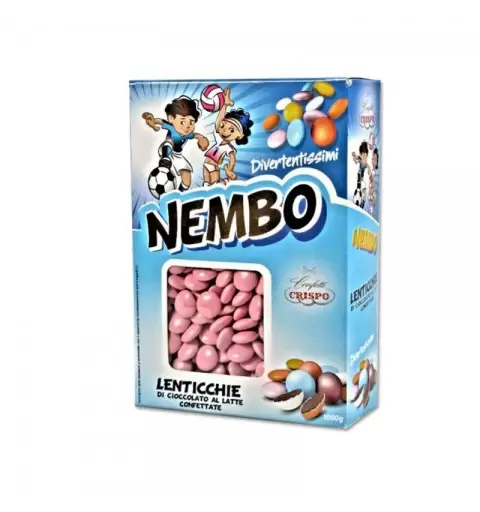 CRISPO LENTICCHIE DI CIOCCOLATO NEMBO ROSA - 1KG