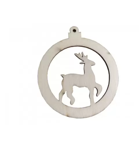 DECORAZIONI DI NATALE SFERE PIATTE 24 PZ