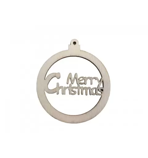 DECORAZIONI DI NATALE SFERE PIATTE 24 PZ
