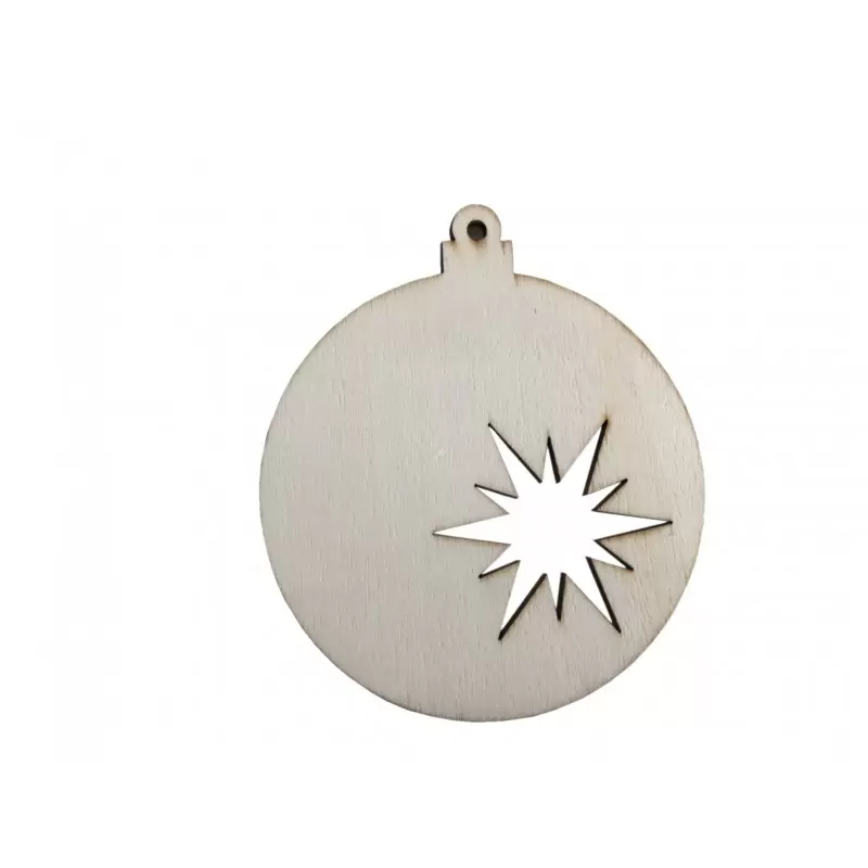 DECORAZIONI DI NATALE SFERE PIATTE 24 PZ