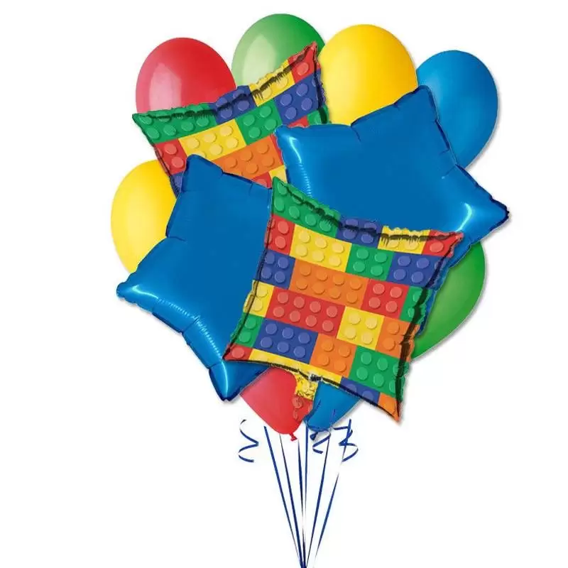 COMPOSIZIONE PALLONCINI N.9 - LEGO PARTY