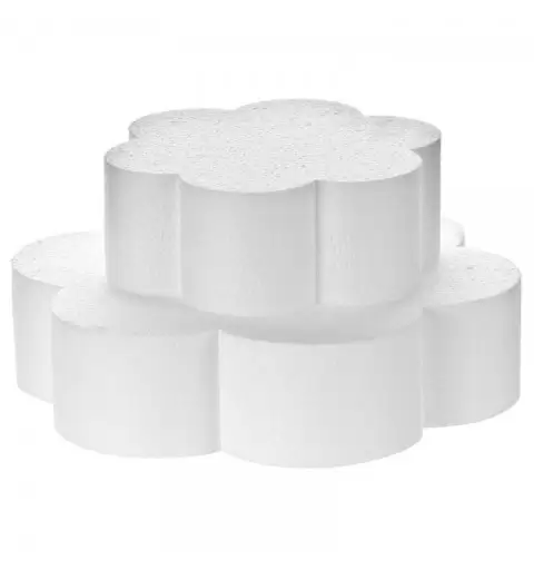 2 BASE PER TORTA A FORMA DI FIORE 25 X 5 CM
