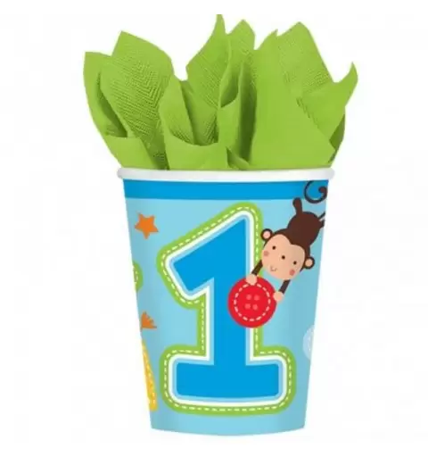 KIT  N. 49 SET TAVOLA  PRIMO COMPLEANNO - WILD BOY