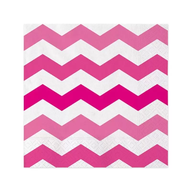 KIT N.2 ACCESSORI TAVOLA ZIG ZAG FUCSIA