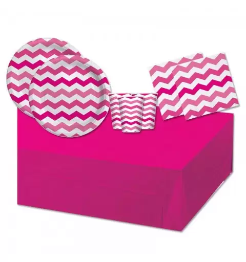 KIT N. 16 COORDINATO FESTA FUCSIA