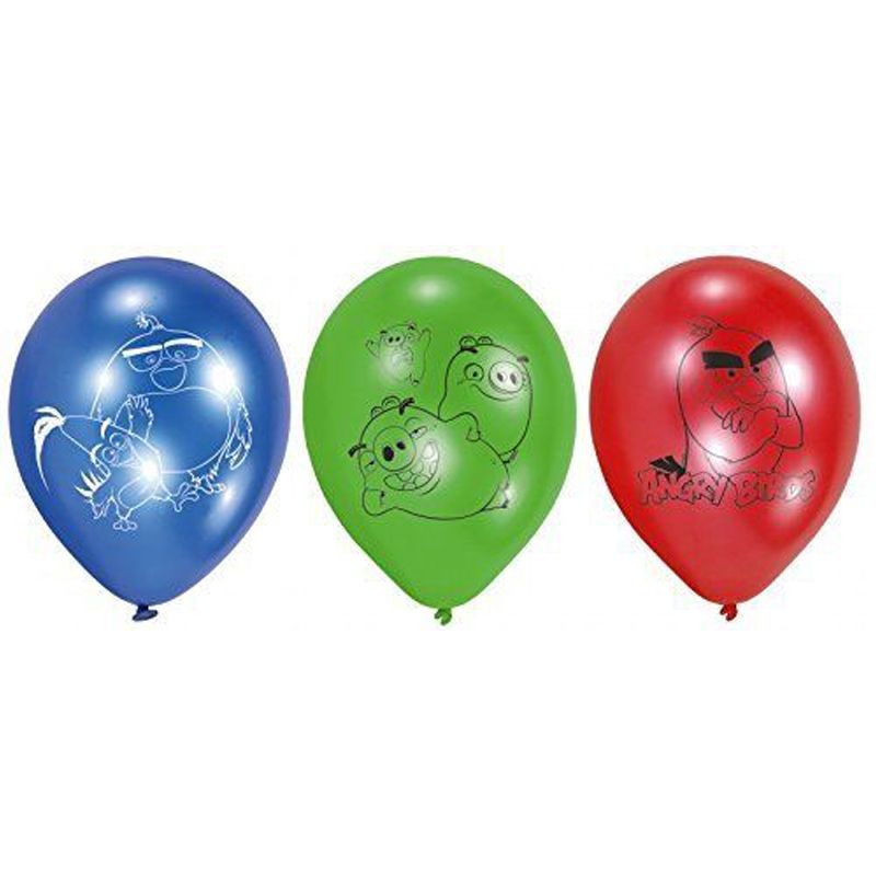 PALLONCINI ANGRY BIRDS - 12 PZ