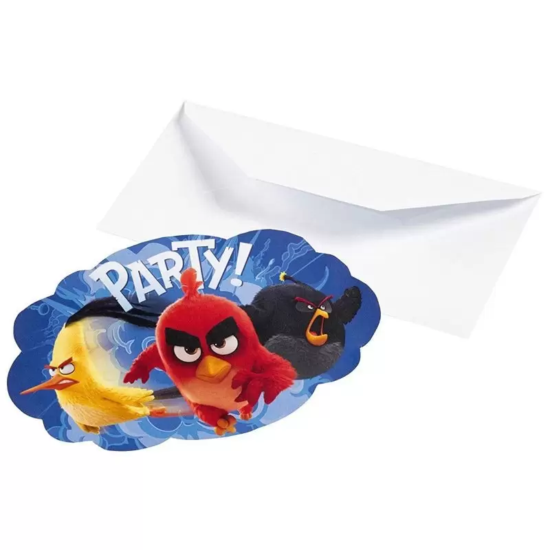 INVITI DI COMPLEANNO ANGRY BIRDS