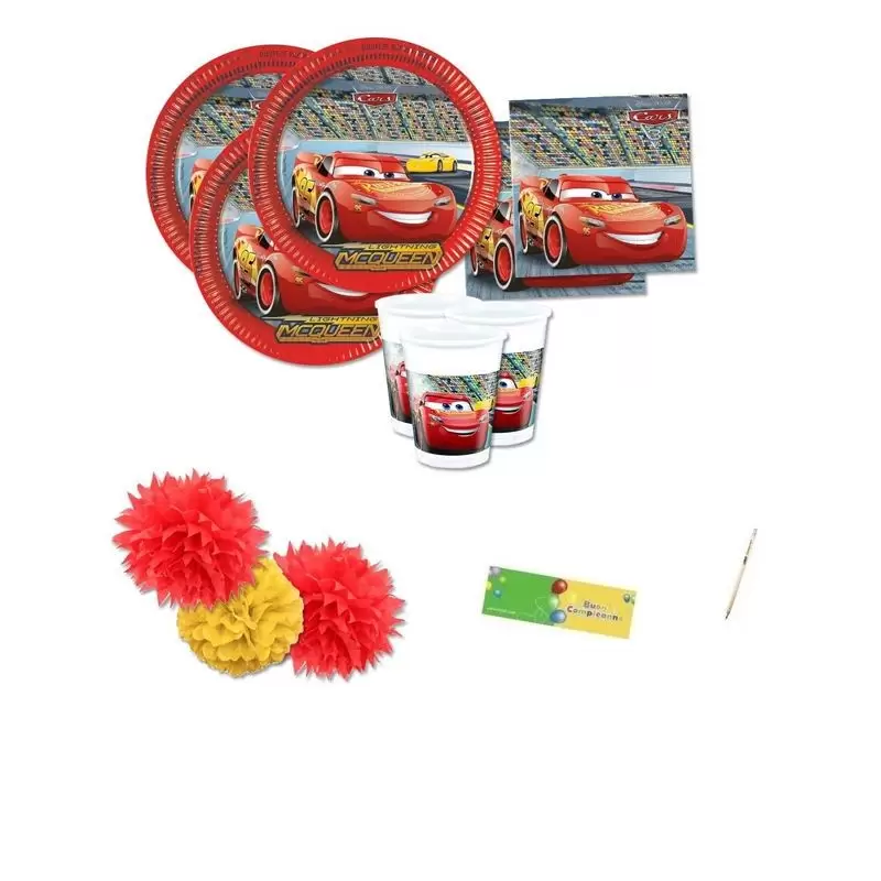 KIT N. 53 COORDINATO FESTA CARS 3