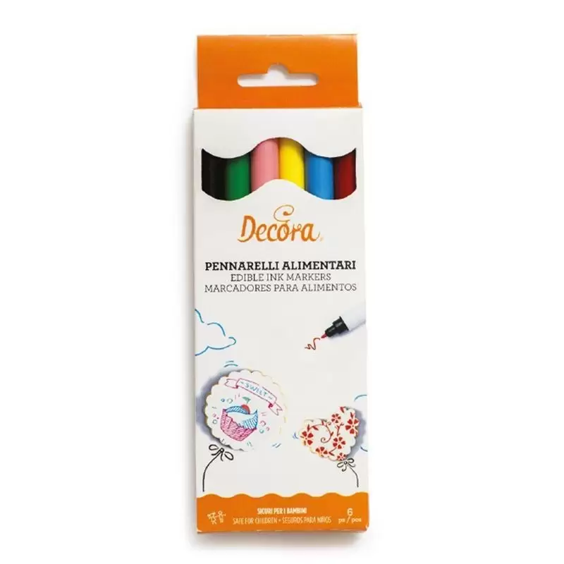 PENNARELLI PER ALIMENTI - DECORA
