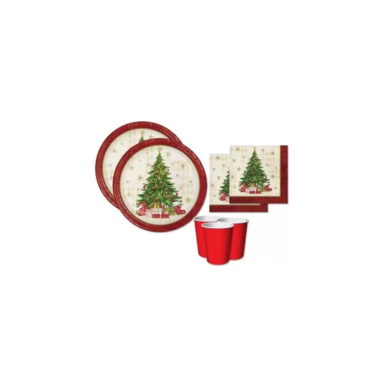 KIT N.2 COORDINATO TAVOLA ALBERO DI NATALE