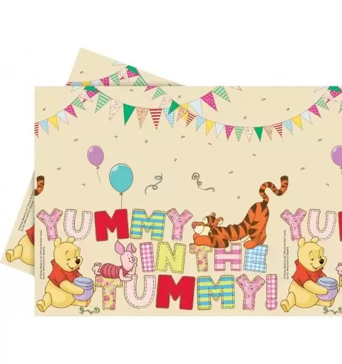 KIT 16 - 106 PZ. COORDINATO TAVOLA COMPLEANNO WINNIE THE POOH