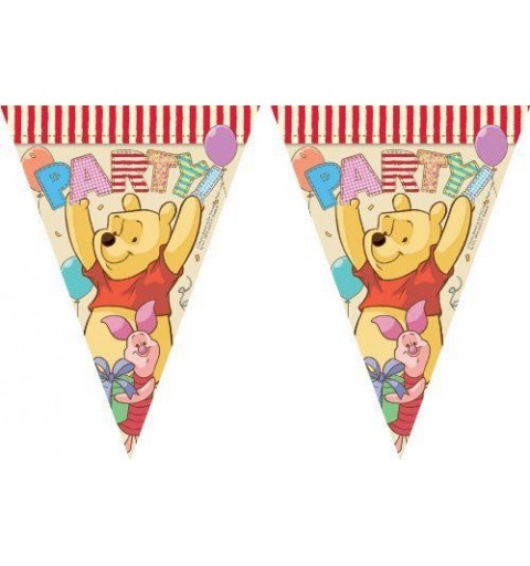 KIT N3 121 PZ COMPLEANNO BAMBINI WINNIE THE POOH 