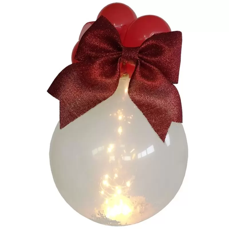PALLONE DI NATALE LUMINOSO - KIT FAI DA TE